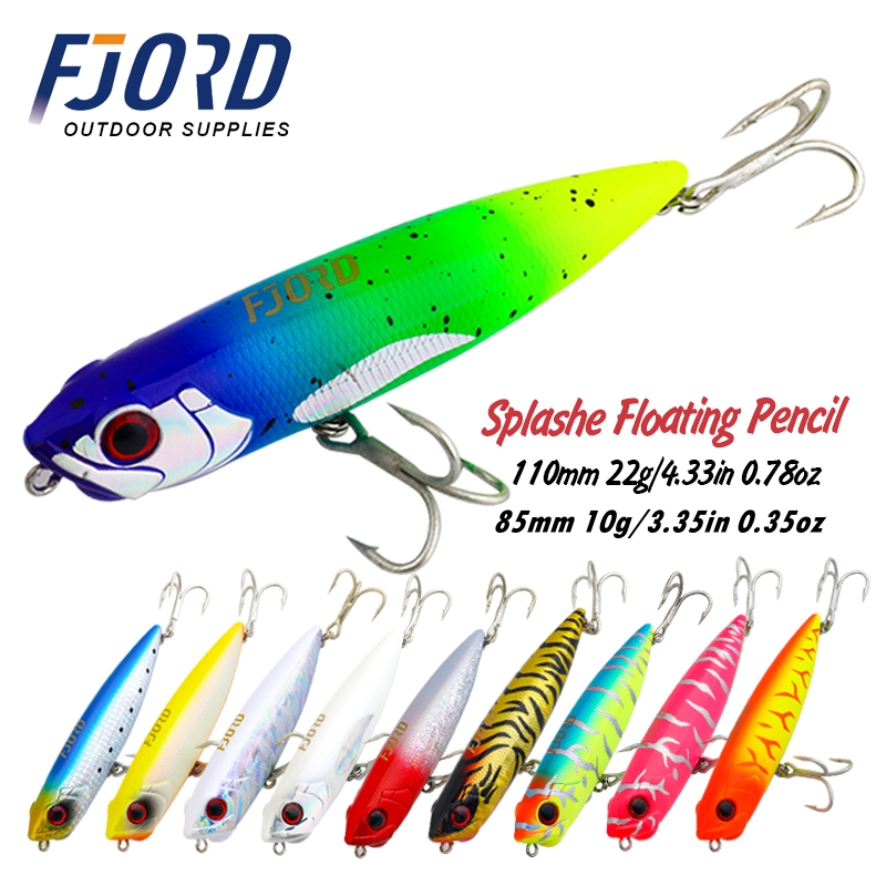 Fishing Lure Popper - FJORD Pensil Mengambang 110Mm 22G 85Mm