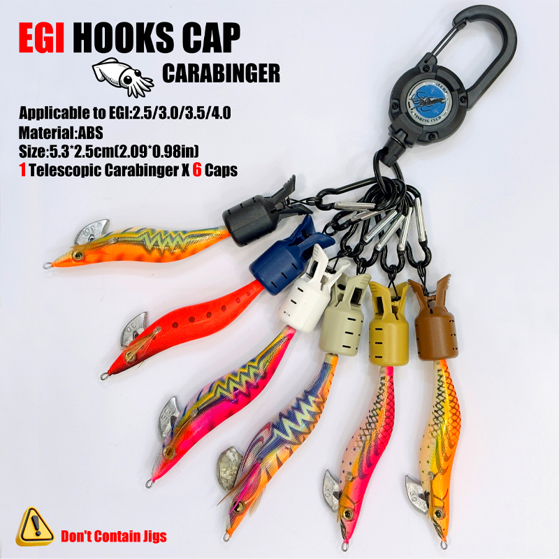 Fishing Lure Accessories - Topi Kait Jig Cumi-cumi dan Aksesori