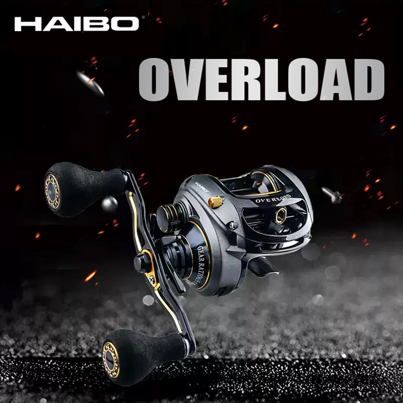 Abu Garcia Reel Max - Haibo OVERLOAD Baitcasting Reel Pancing untuk