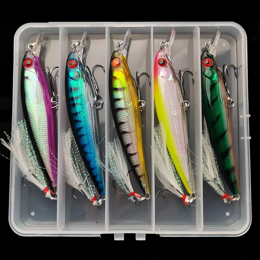 Fishing Lure Accessories - 5 buah/kotak umpan pancing bionik mata