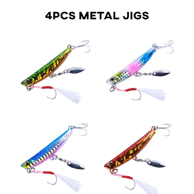 Fishing Lure Buzzbait - Umpan pancing sendok Jig logam 4