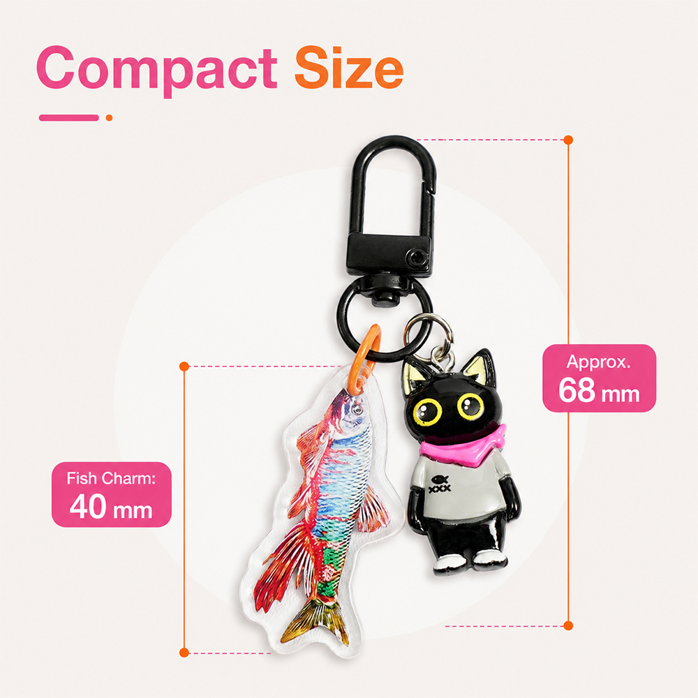 ZUKIBO Gantungan Kunci Akrilik - Fishing Lure Kit ulasan dan harga