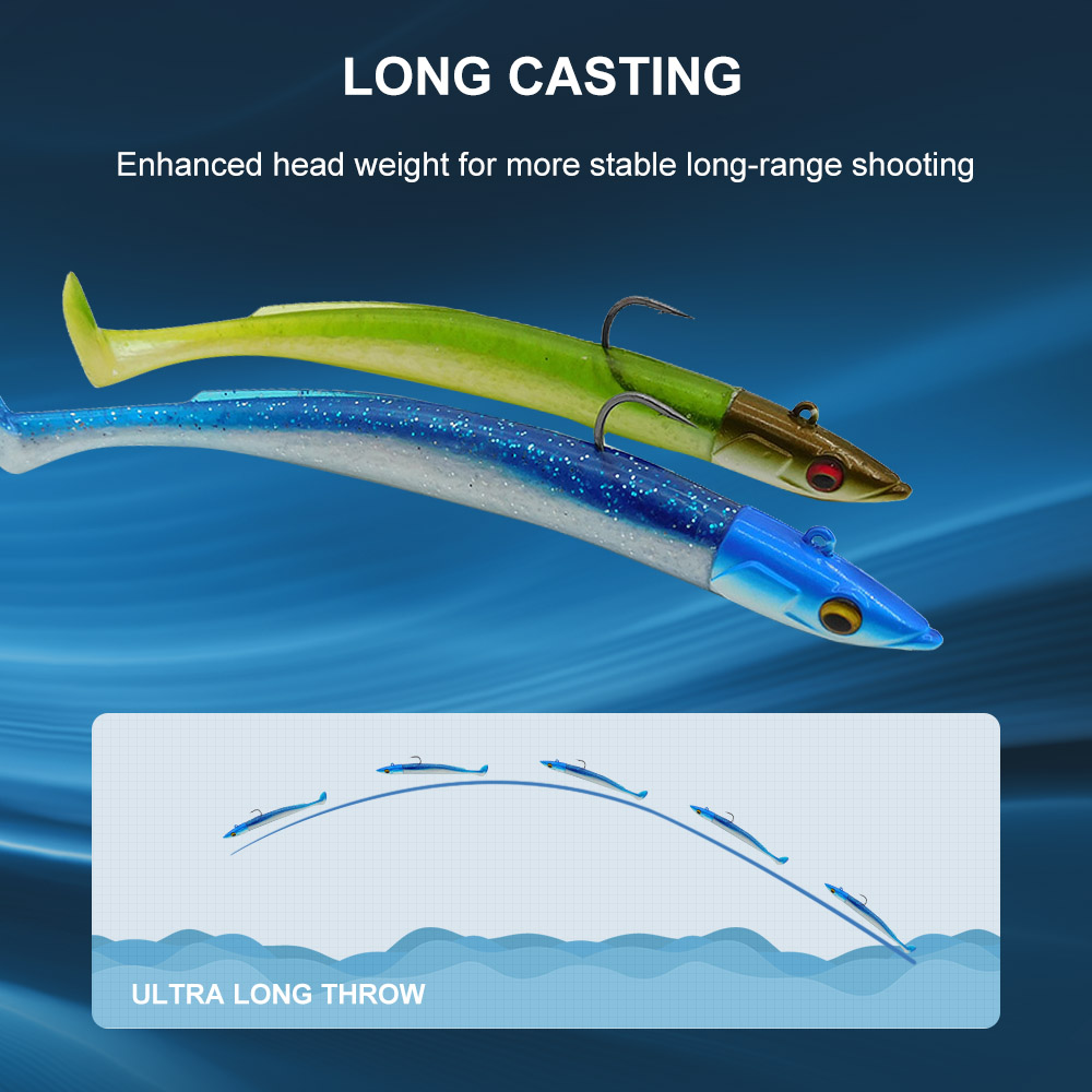 ESFISHING Umpan Pancing Lunak, - Fishing Lure Soft Plastic ulasan dan harga
